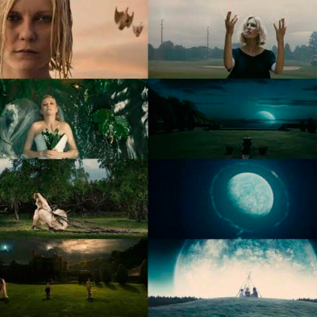 Imagem: Cenas do filme Melancholia, de Lars von Trier, 2011.